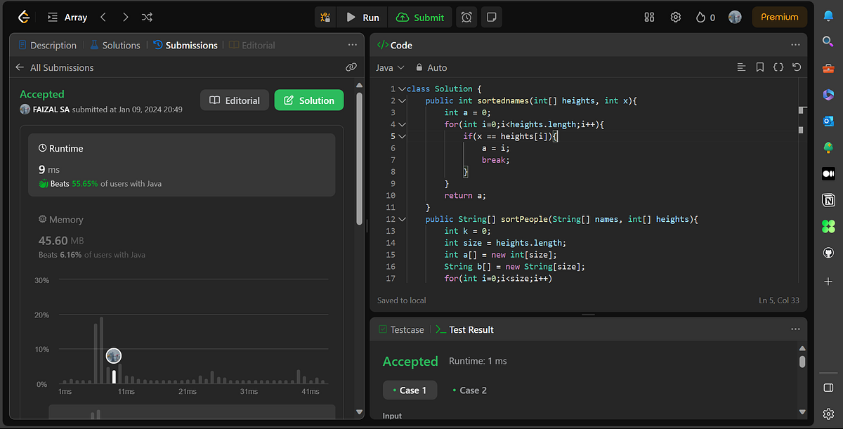 The explanation for the LeetCode problem no.2418 | by FAIZAL | Medium