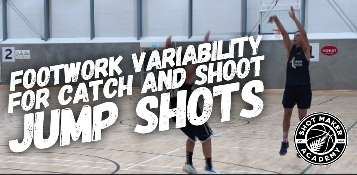 Footwork variability for catch and shoot jump shots by Alex Stojkovic