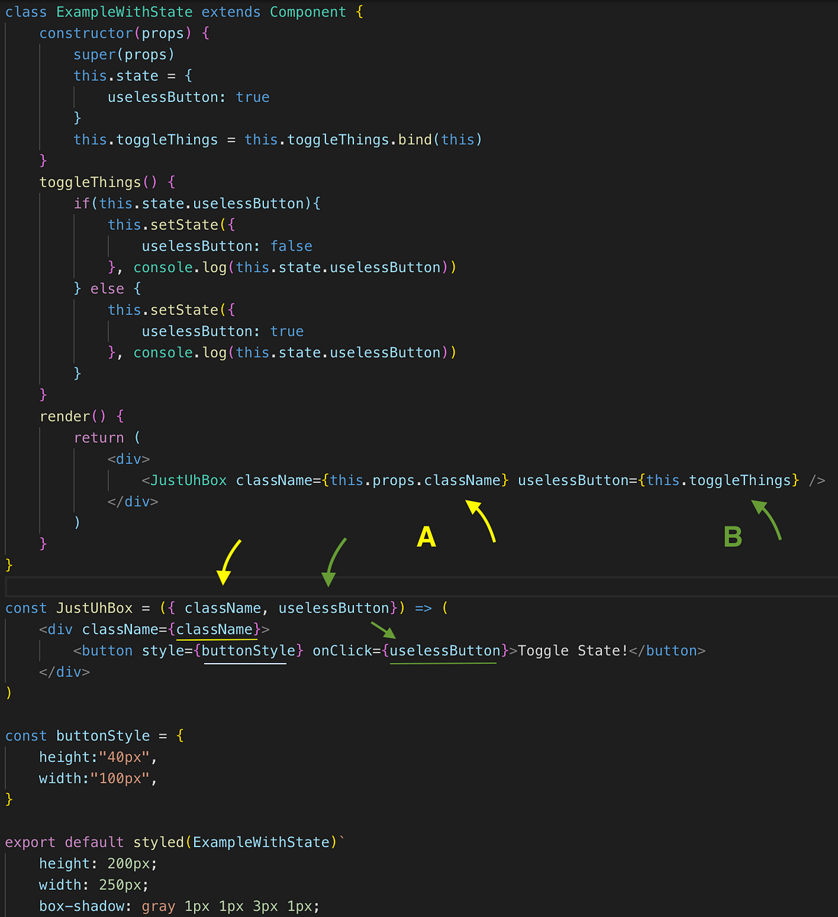 State and Styled Components in React | by Paul Childs | Medium