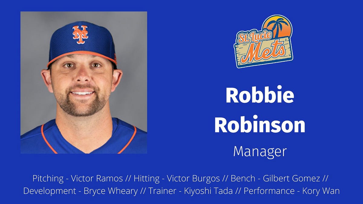 St. Lucie Mets Announce 2022 Coaching Staff by New York Mets Medium