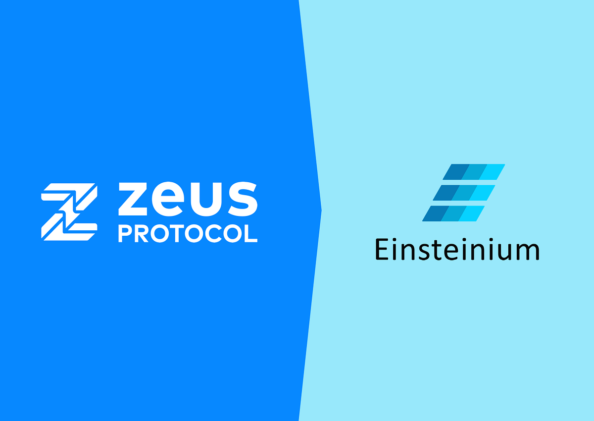 Zeus Protocol Partners with Einsteinium, a Cryptocurrency that Focuses on  Generating Funds for Scientific Research! | by Paul Almasi | Zeus Protocol  | Medium
