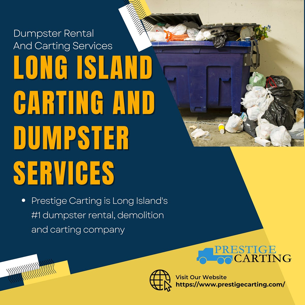 Roll Off Dumpster Rentals — Northport, NY by Prestige Carting Medium