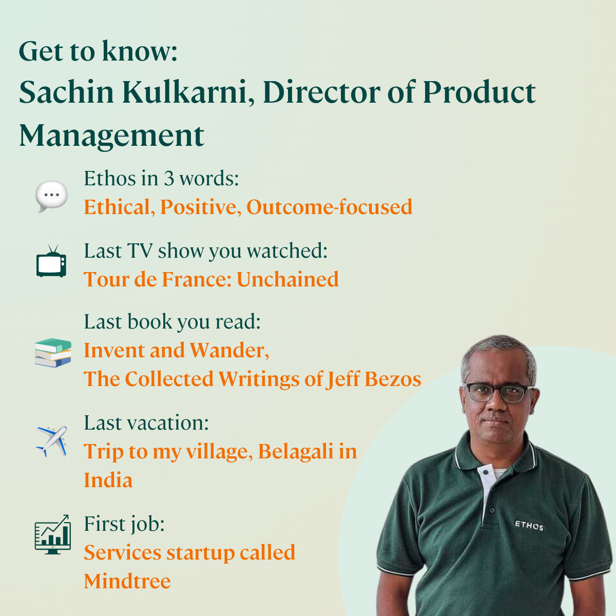 Ethos Employee Spotlight Sachin Kulkarni by Ethos Life Medium