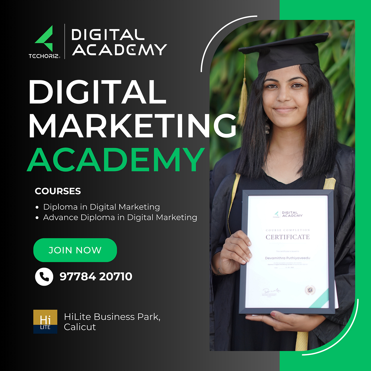 BEST DIGITAL MARKETING ACADEMY IN CALICUT TECHORIZ DIGITAL ACADEMY
