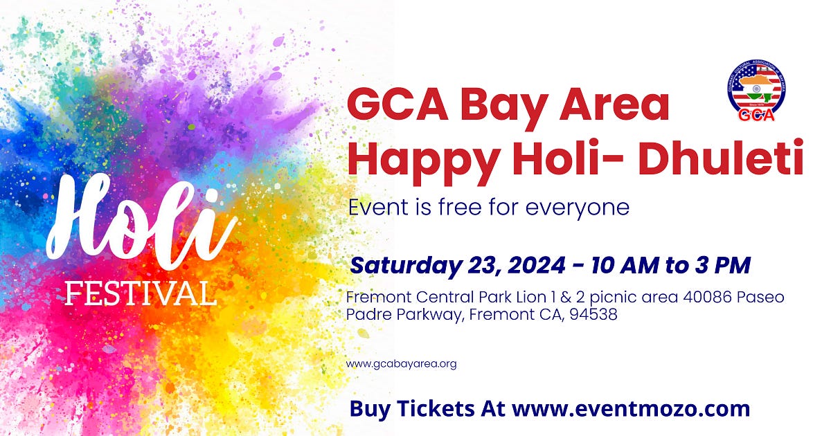 holi 2025 events bay area