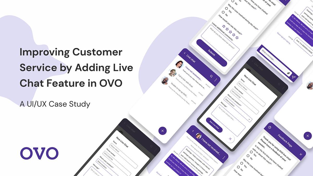 Improving Customer Service by Adding Live Chat Feature in OVO — A UI/UX ...