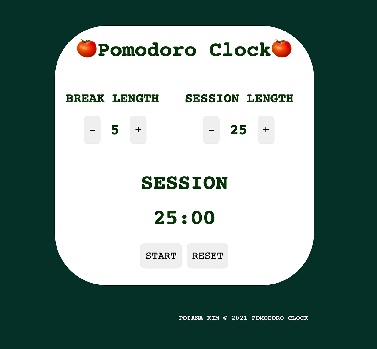 🍅Pomodoro Clock ⏱with React. Pomodoro Clock. The name has its own… by