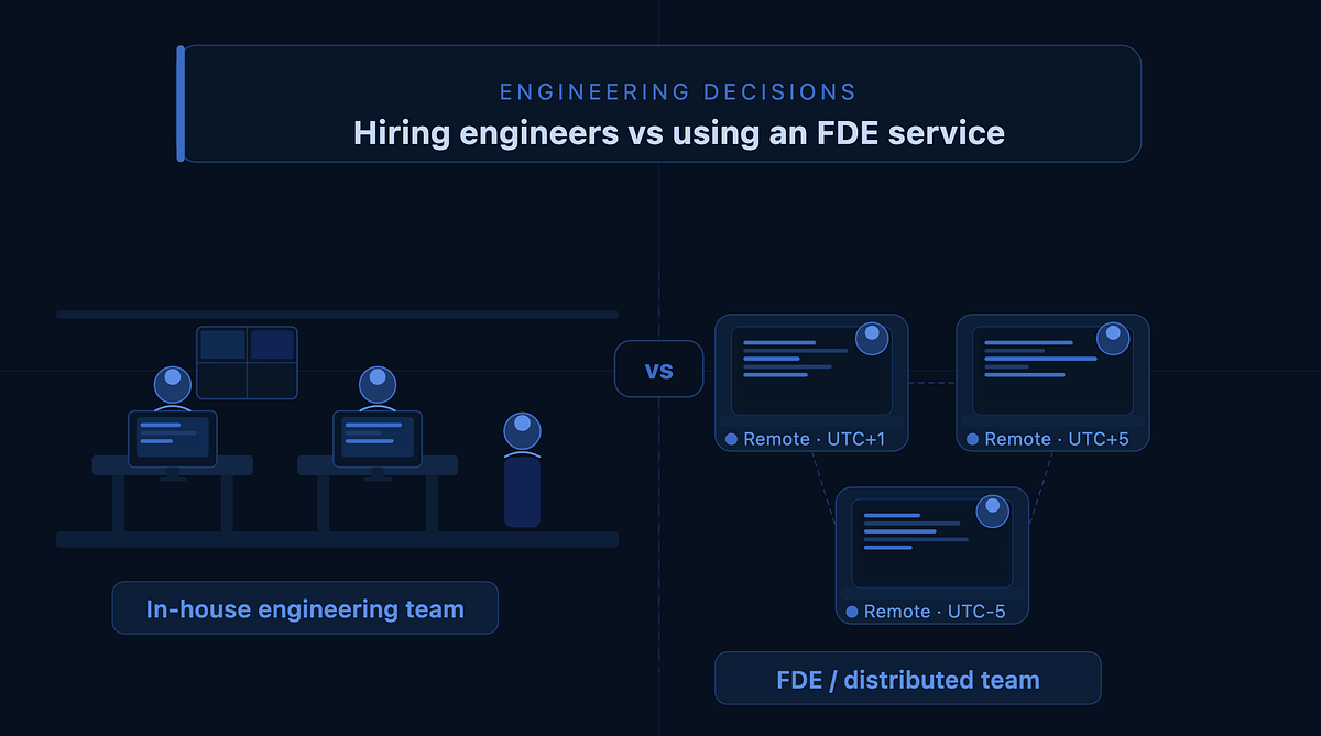 Comparing hiring software engineers vs using an FDE service
