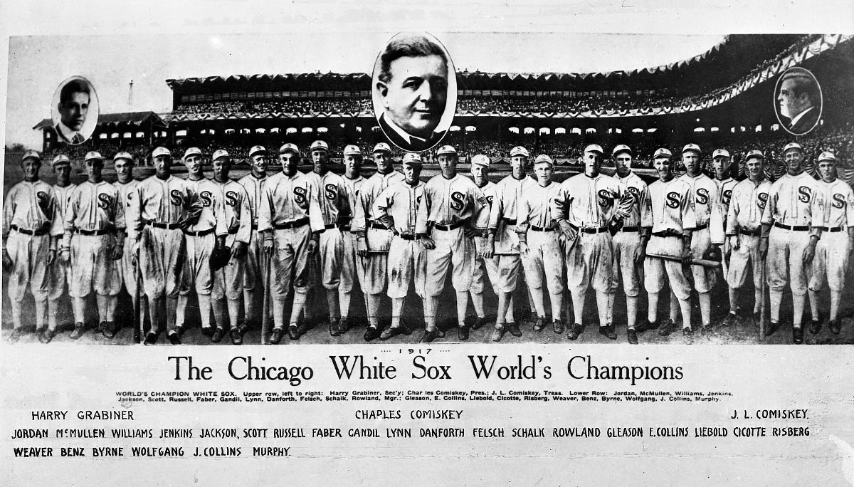 1917 CHICAGO WHITE SOX TEAM PHOTOGRAPH