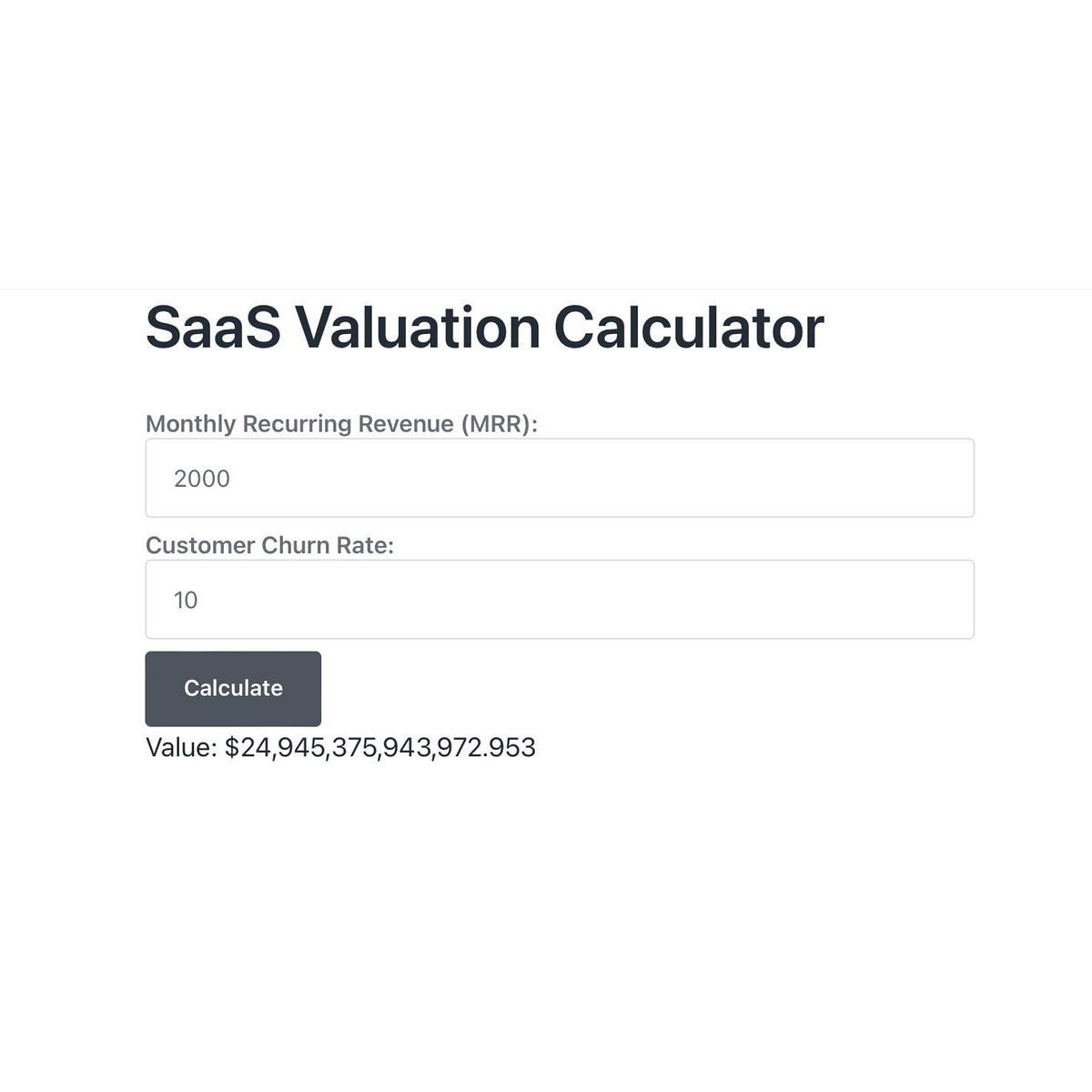 I Used ChatGPT to Create a Small SAAS Valuation Program for Startups, and I  Love It | by Al Anany | Entrepreneur's Handbook