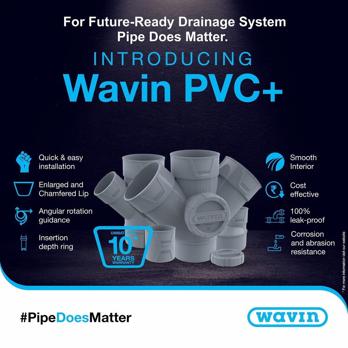 Criteria For Choosing the Right PVC Water Pipe Fittings by Wavin