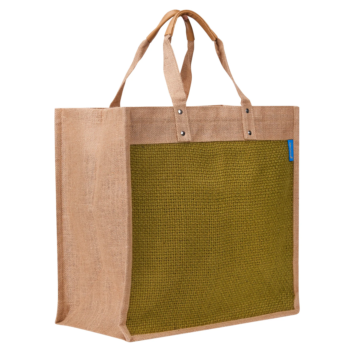 Buy Green Jute Bags With Zip in India Cottagejute Medium