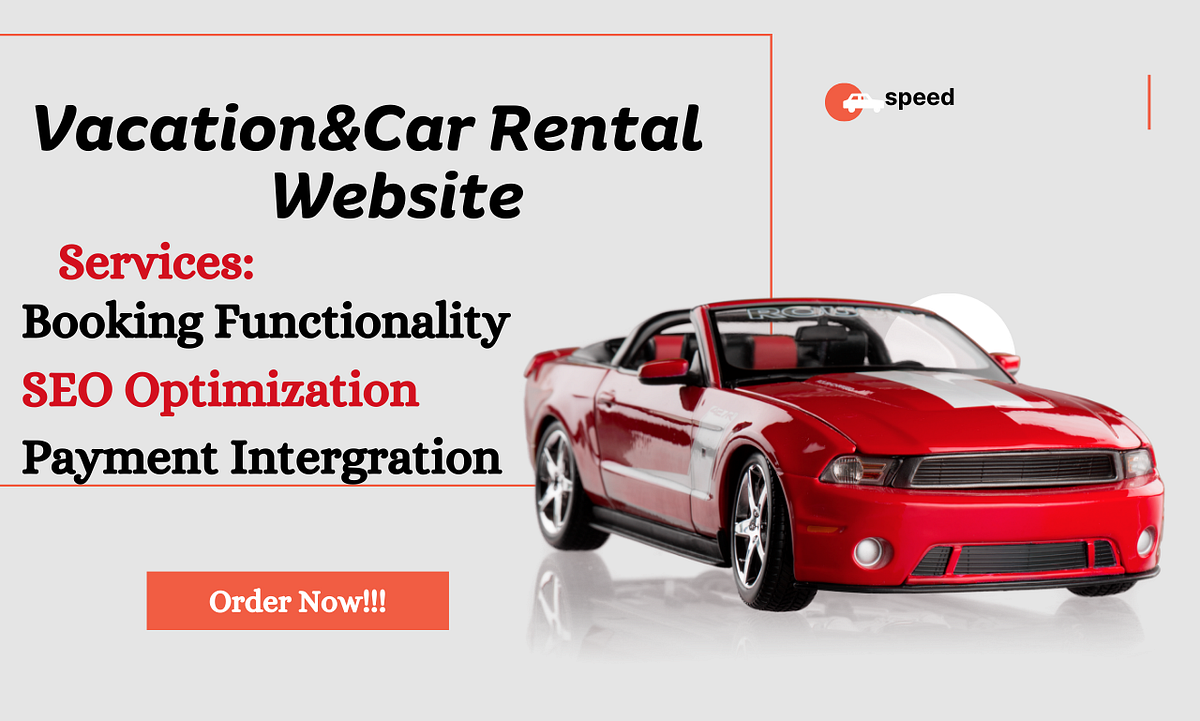 I will design rental website, vacation rental, car booking, car rental