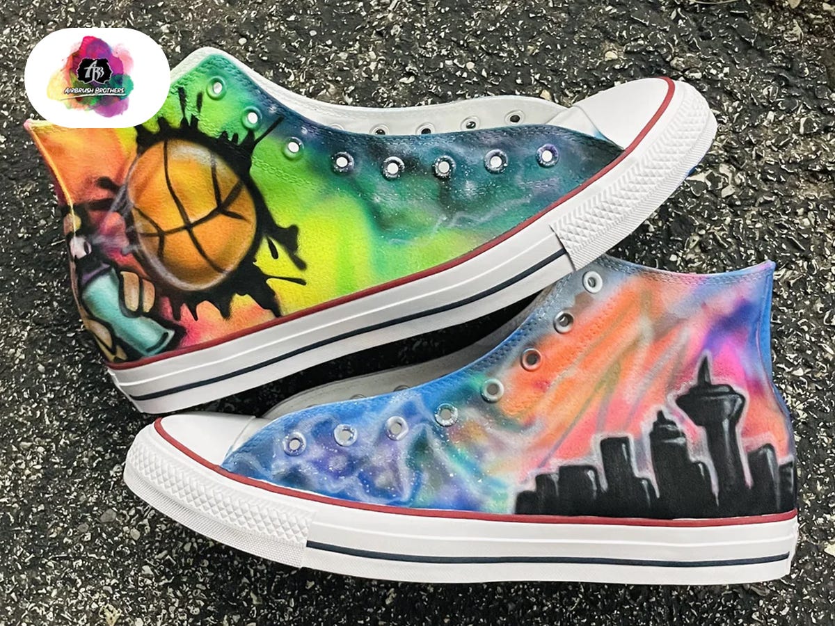 airbrush nike shoes