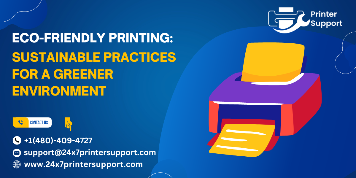 EcoFriendly Printing Sustainable Practices for a Greener Environment