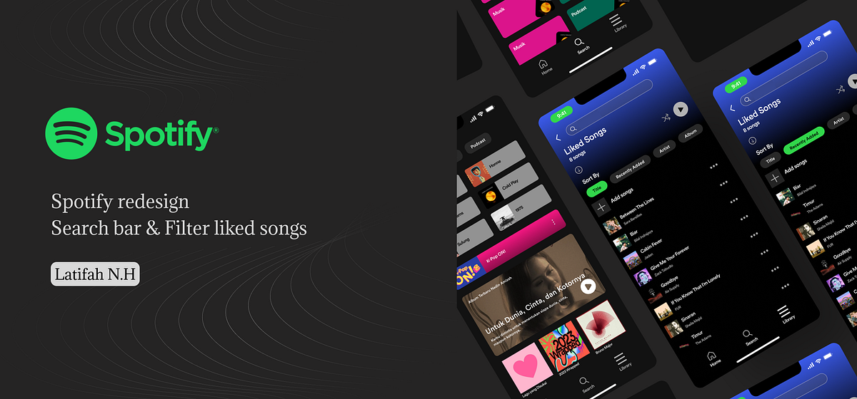 How we redesigned Search bar & Filter like song in Spotify — UX Case ...