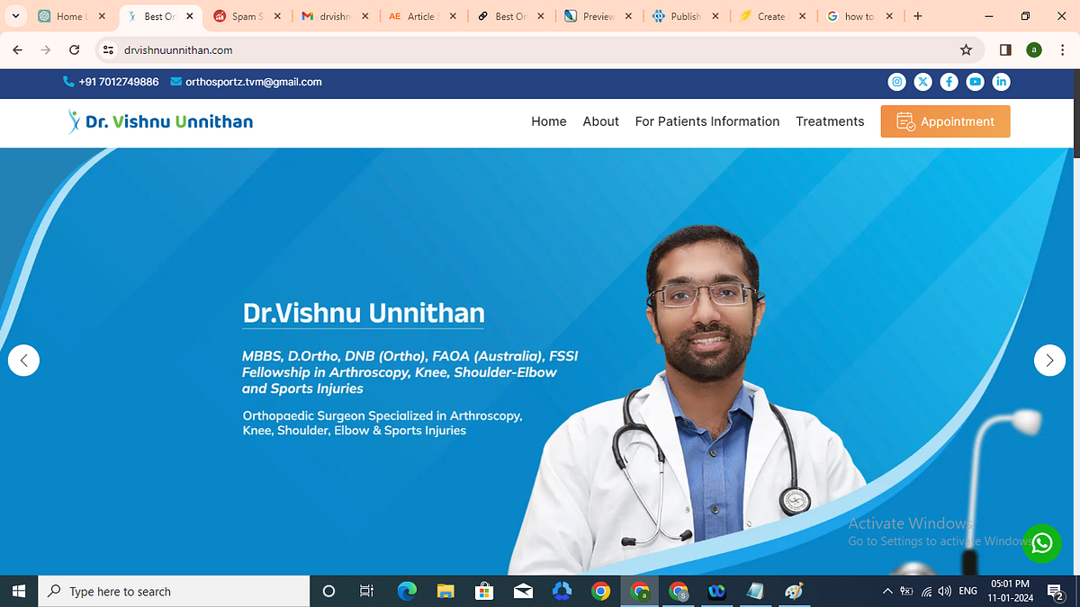 Best Hip Surgeon In Trivandrum | by Anoojseo | Medium