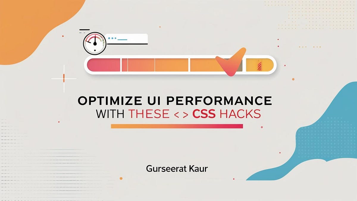10 CSS Performance Hacks Every Frontend Developer Should Know (But Most ...