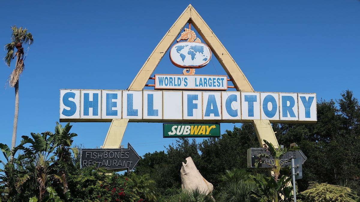 Visiting the Shell Factory, One of Florida’s Original Tourist Traps