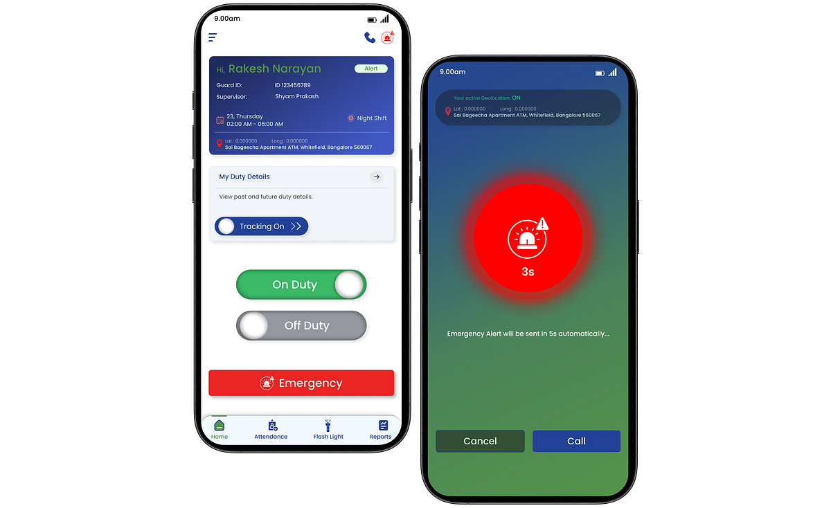 UX/UI Case Study-“Security Guard Alert” system product design👮 | by Dew ...