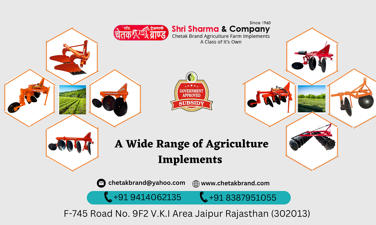 Plough — Different Types of plough by Chetak Brand Medium