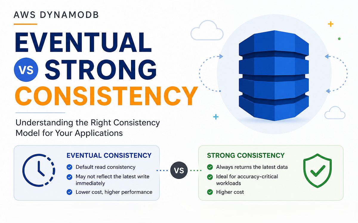 AWS DynamoDB Eventual Consistency VS Strong Consistency