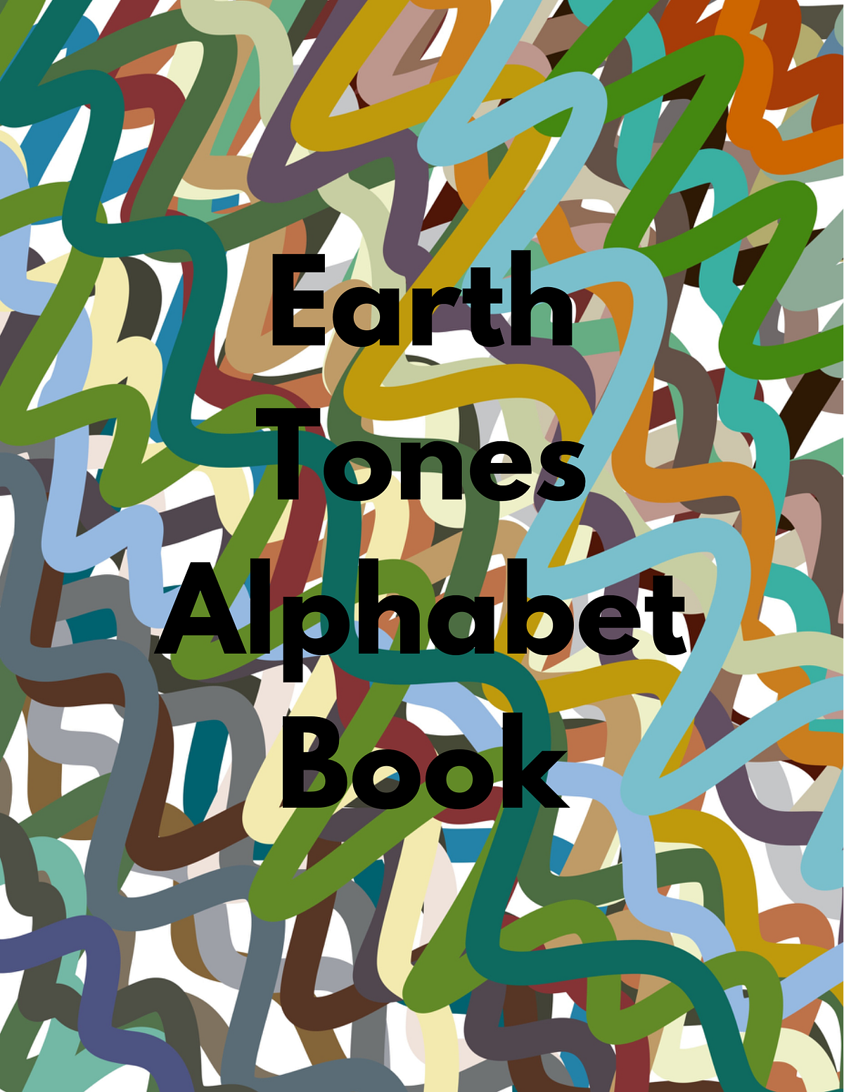 Earth Tones Alphabet Book - colorfulalphabetbooks - Medium