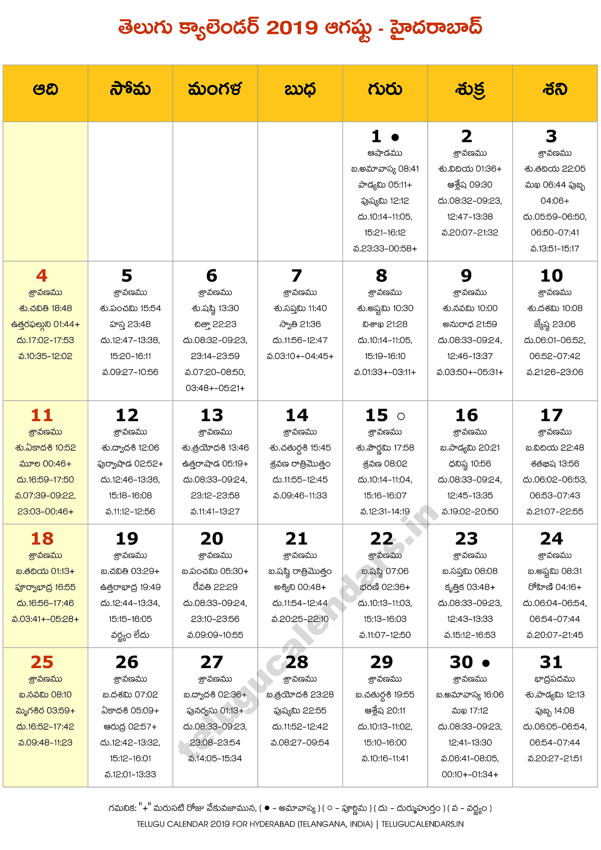 Telugu calendar august 2019 view telugu calendar august 2019 with