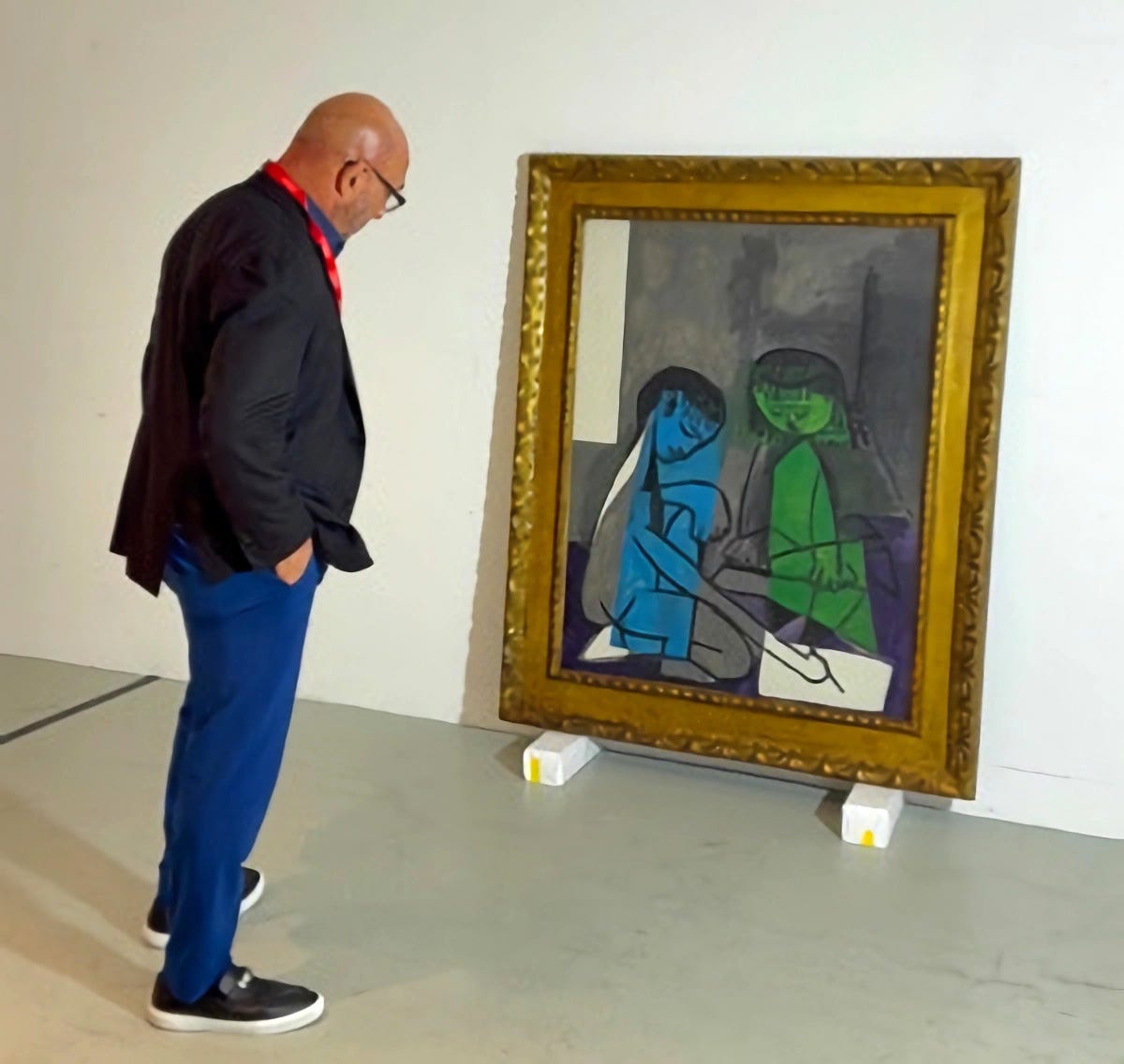 Gary Nader at first sight with Picasso’s ‘The Two Children’ (1954)