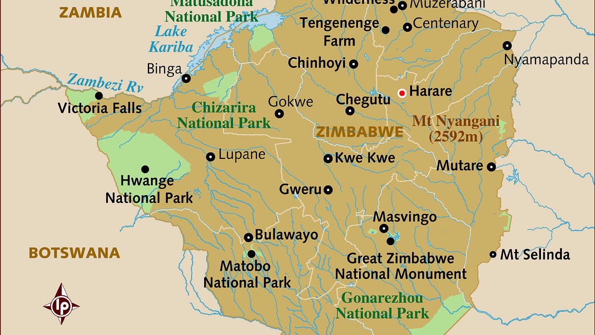 The world’s top most country, Zimbabwe, with the most official