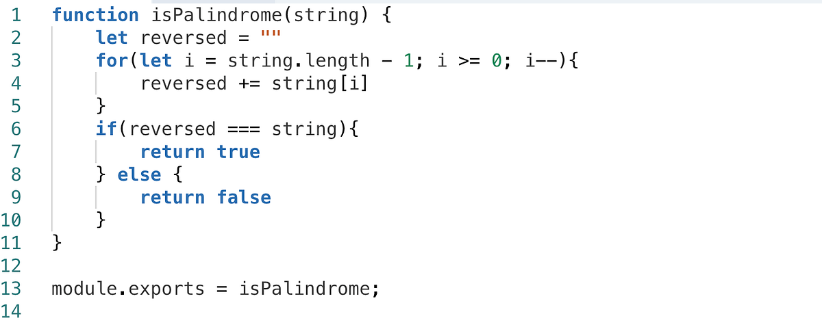 JavaScript: isPalindrome. Beginners Walkthrough | by Batoul Alkarim ...