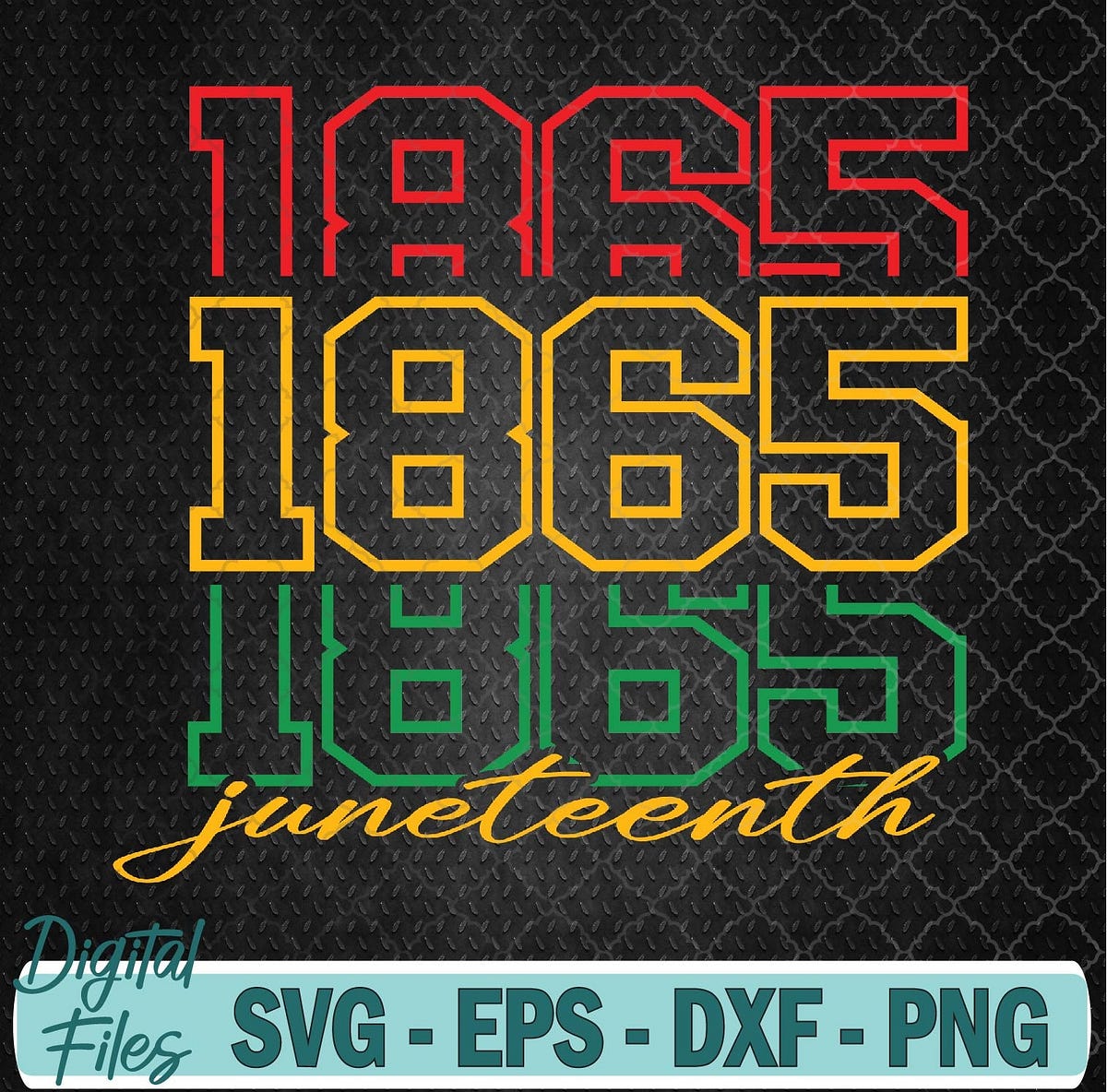 Celebrate 1865 Juneteenth Svg File, Digital Download | by Kathleen ...