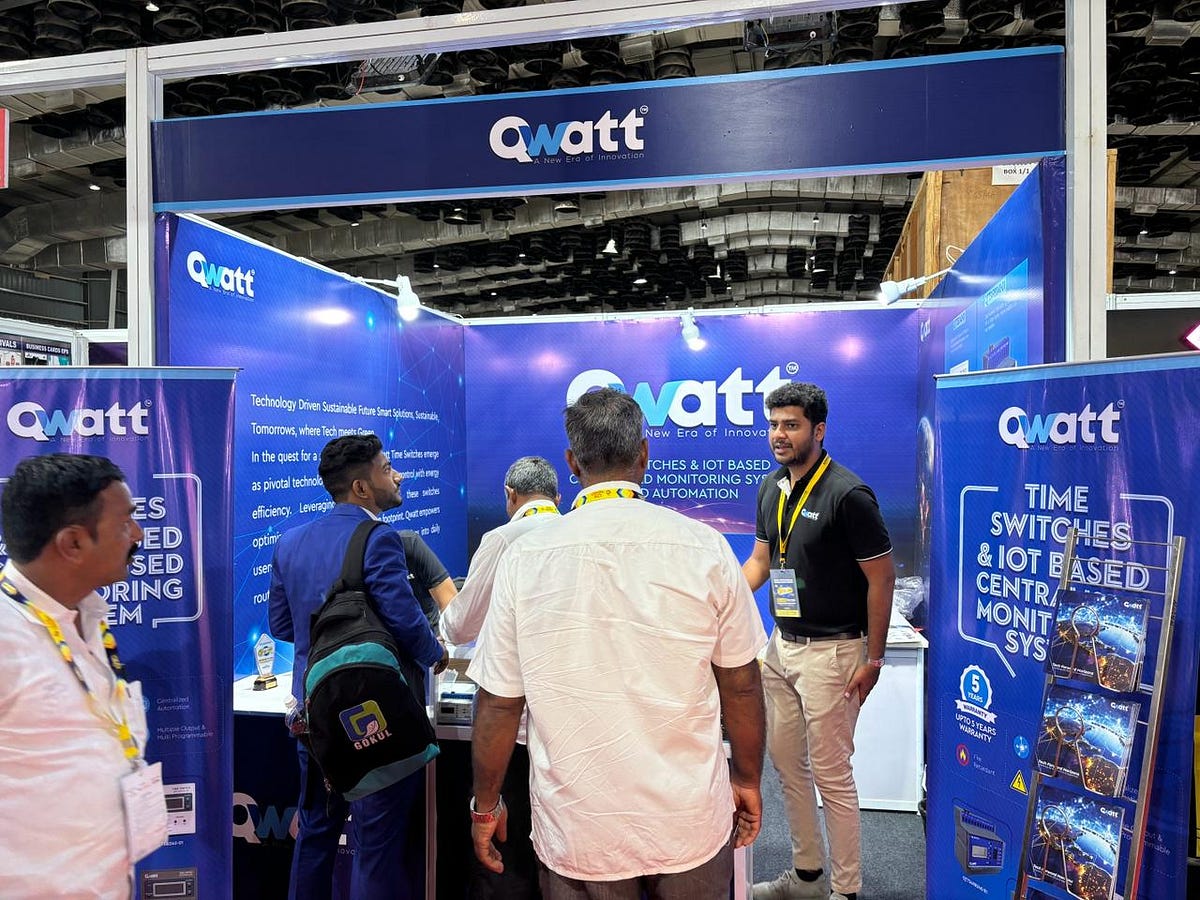 Qwatt Sign India Expo Qwatt Technologies Medium
