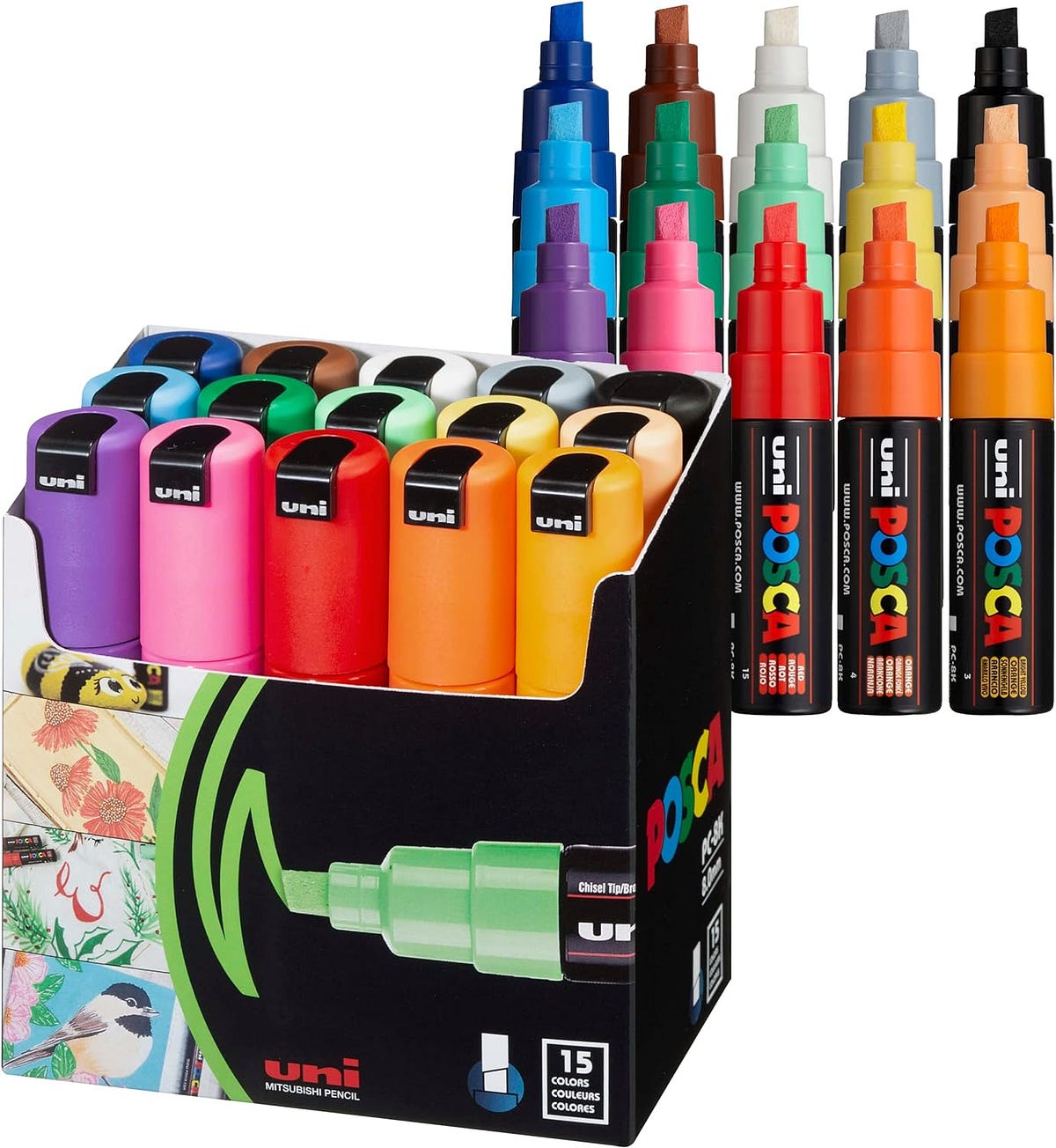 Five Reasons Why 15 Posca Paint Markers, 8K Broad Posca Markers with