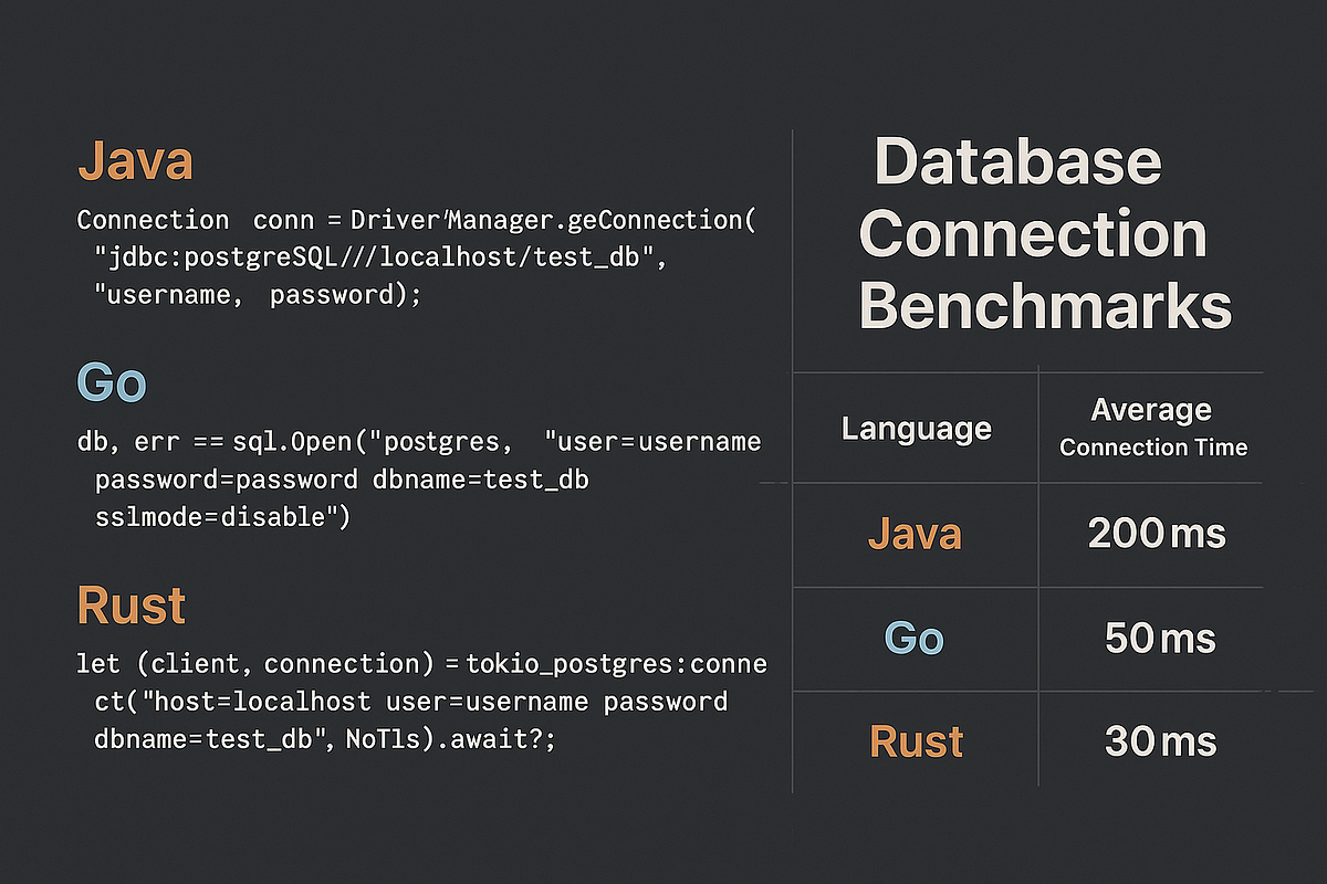 The Ultimate Showdown: Java vs Go vs Rust — Which Connects to Databases ...