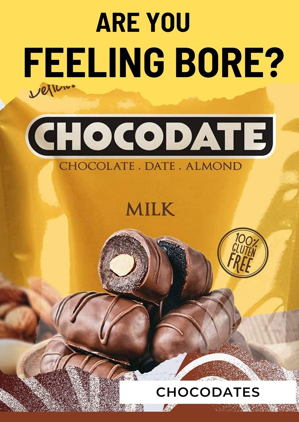 Chocodate with Coconut — 250 gm, Chocolate Coated Bite-Sized Snacks ...