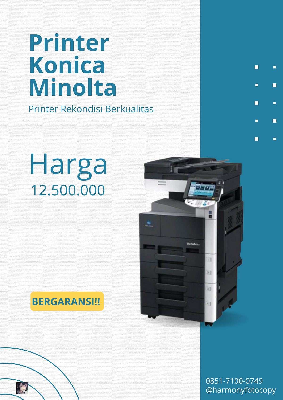 Distributor Resmi Konica Printer Offline Windows 10 BERGARANSI!!!, WA