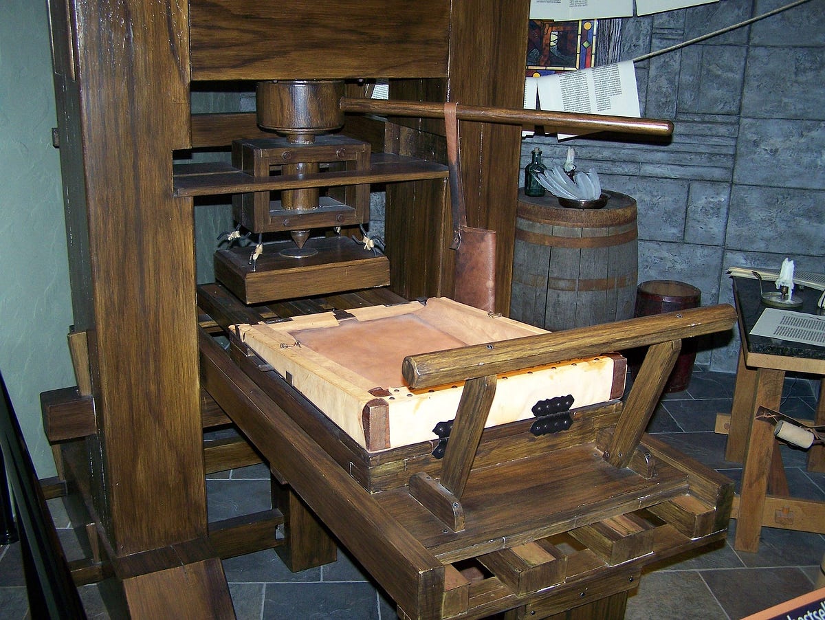 Who Invented The Printing Press In 1439? | Medium