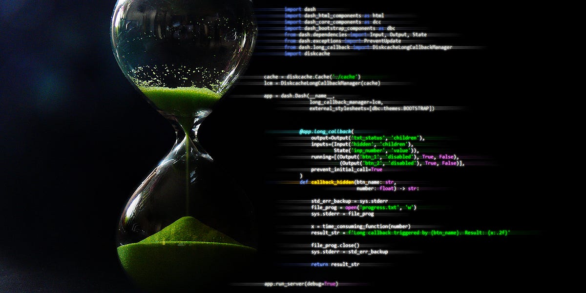 Long Callbacks in Dash Web Apps. How to deal with time-consuming code ...