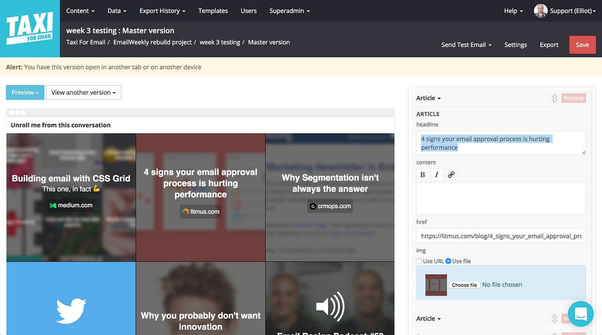 Css Grid In Email Making Fallbacks Work Emailweekly Redesign Week