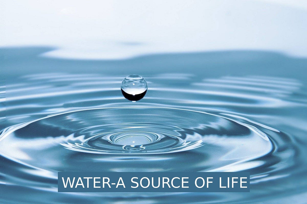WATER- A SOURCE OF LIFE. You can go twenty-five days without… | by Eco  Heritage | Eco Heritage | Medium