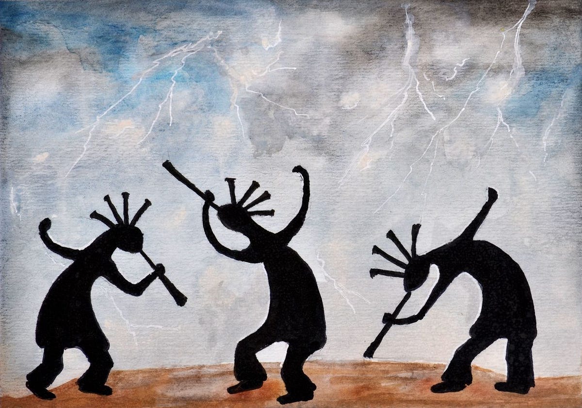 Bailando la danza de la lluvia. El pasado 14 de diciembre se publicó