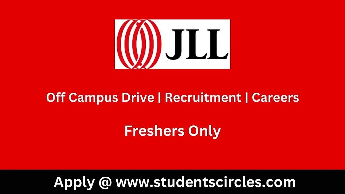 JLL Careers 2023 Fresher Direct Link by V G Selvam Medium
