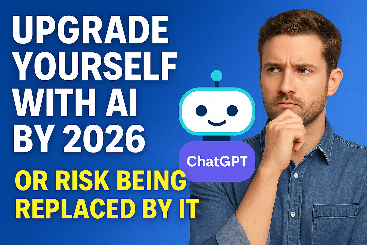 ⚠️ Upgrade Yourself with AI by 2026 — Or Risk Being Replaced by It