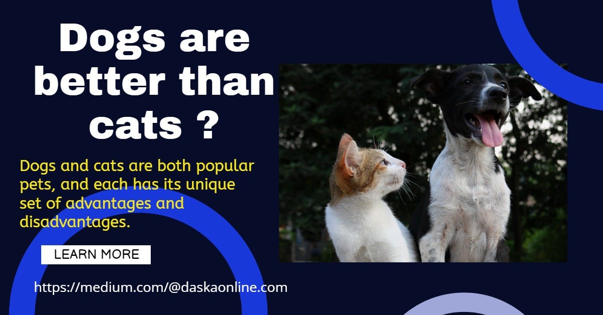are dogs more preferred than cats