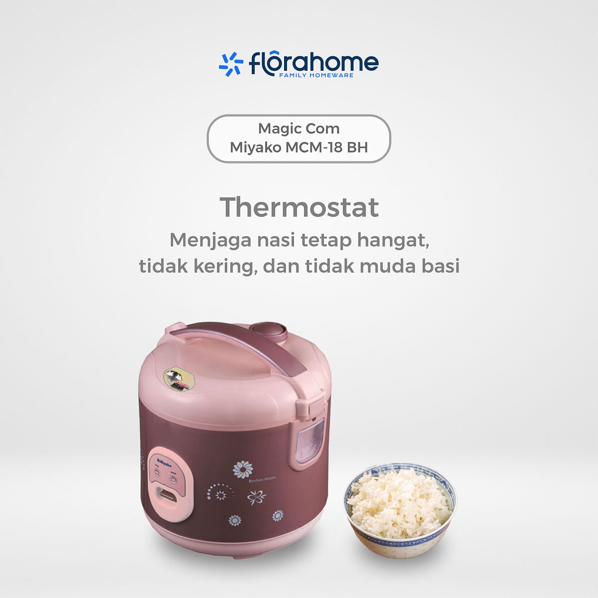081391117320 Florahome Distributor rice cooker miyako 2 liter Rice