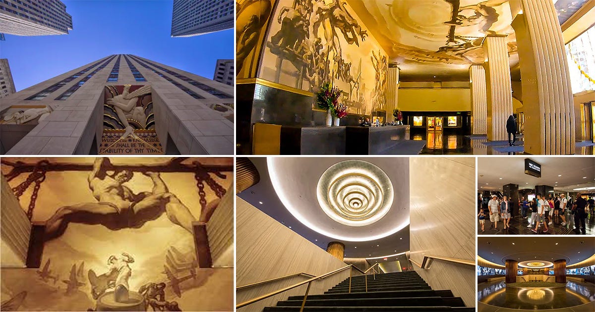 Art Deco Lobby at 30 Rockefeller Plaza reflects an era when institutions invested in permanence, craft, and cultural authority.