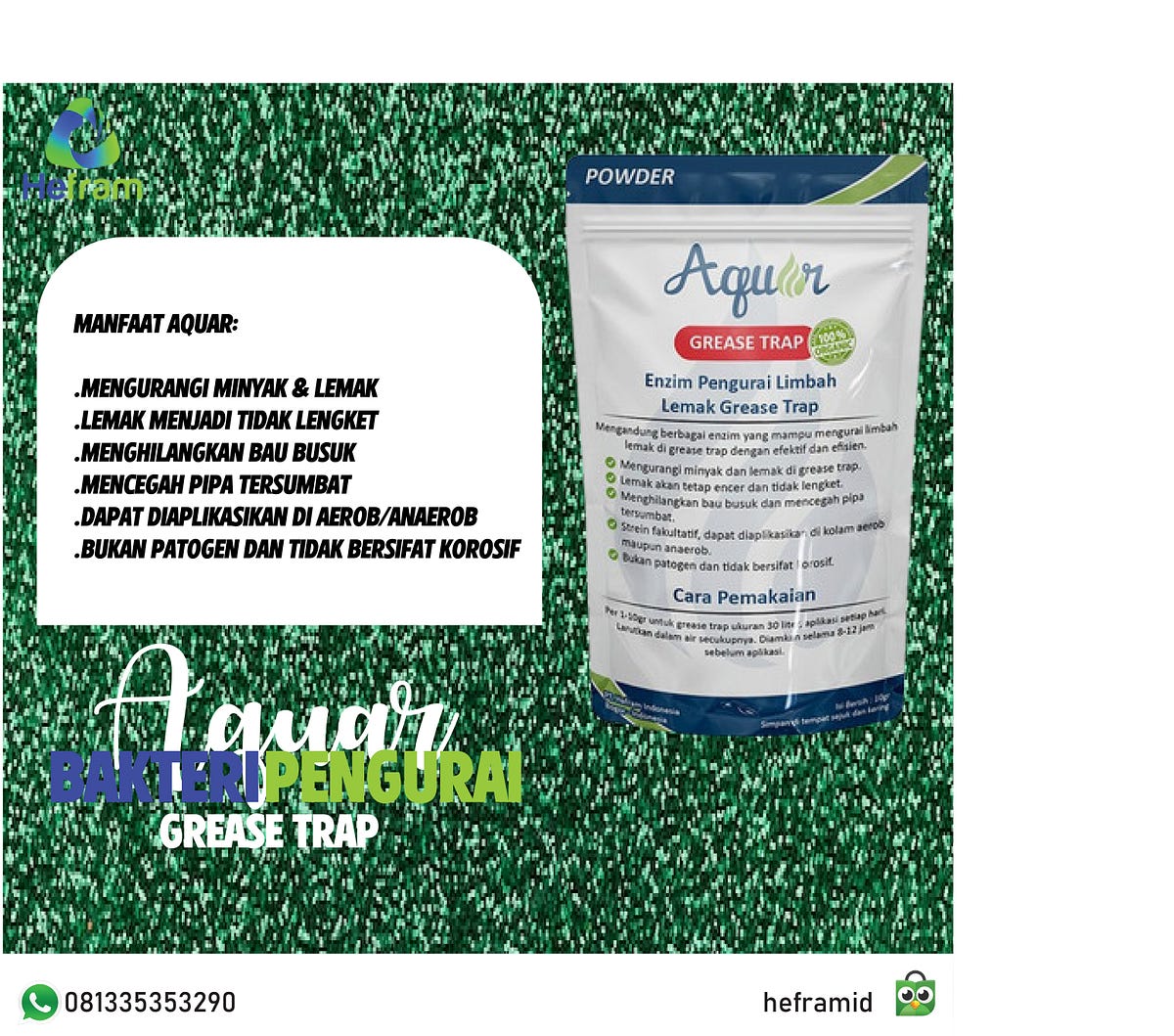 penghilang bau grease trap081335353290 by Heframasastawildan Medium