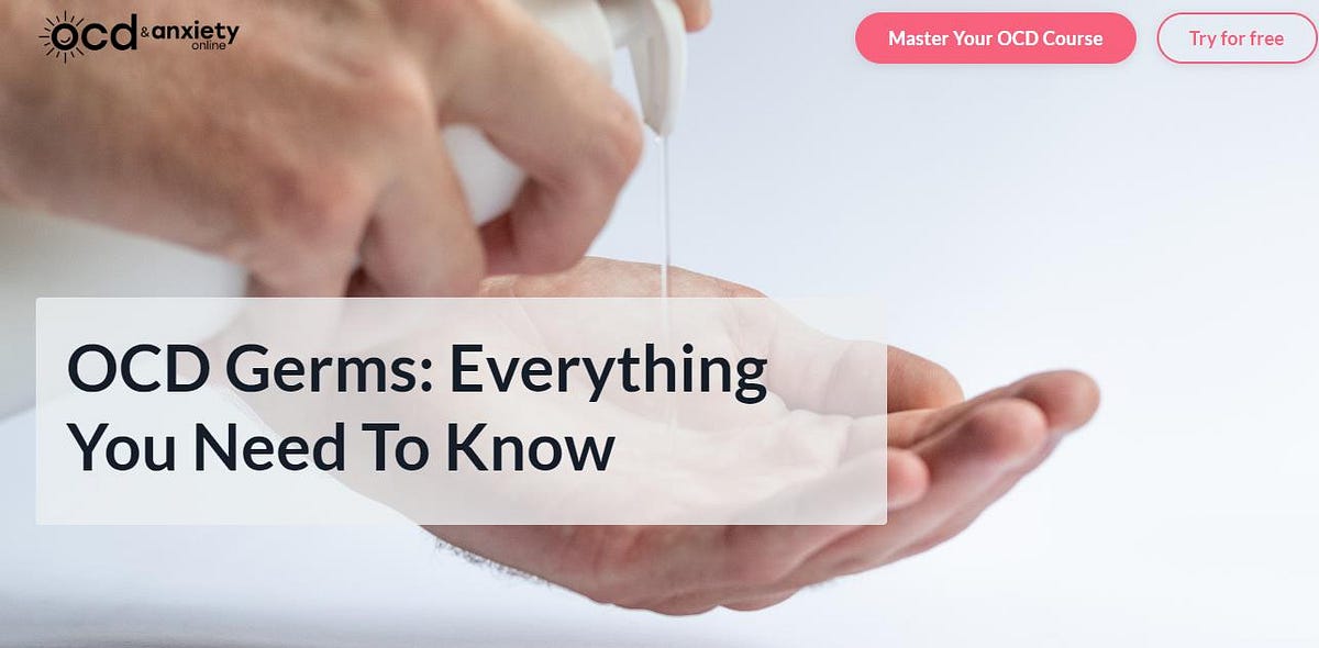 Contamination OCD Understanding the Struggle with OCD Germs and Harm