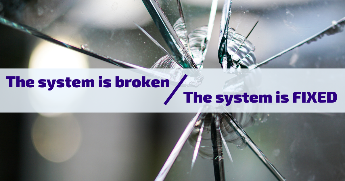 The system is broken / The system is FIXED. | by Open the Debates | Medium